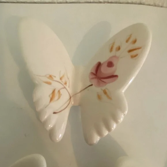 Vintage Lasting Products Porcelain Butterflies Wall Decor Cottage Gallery Wall - Picture 5 of 15